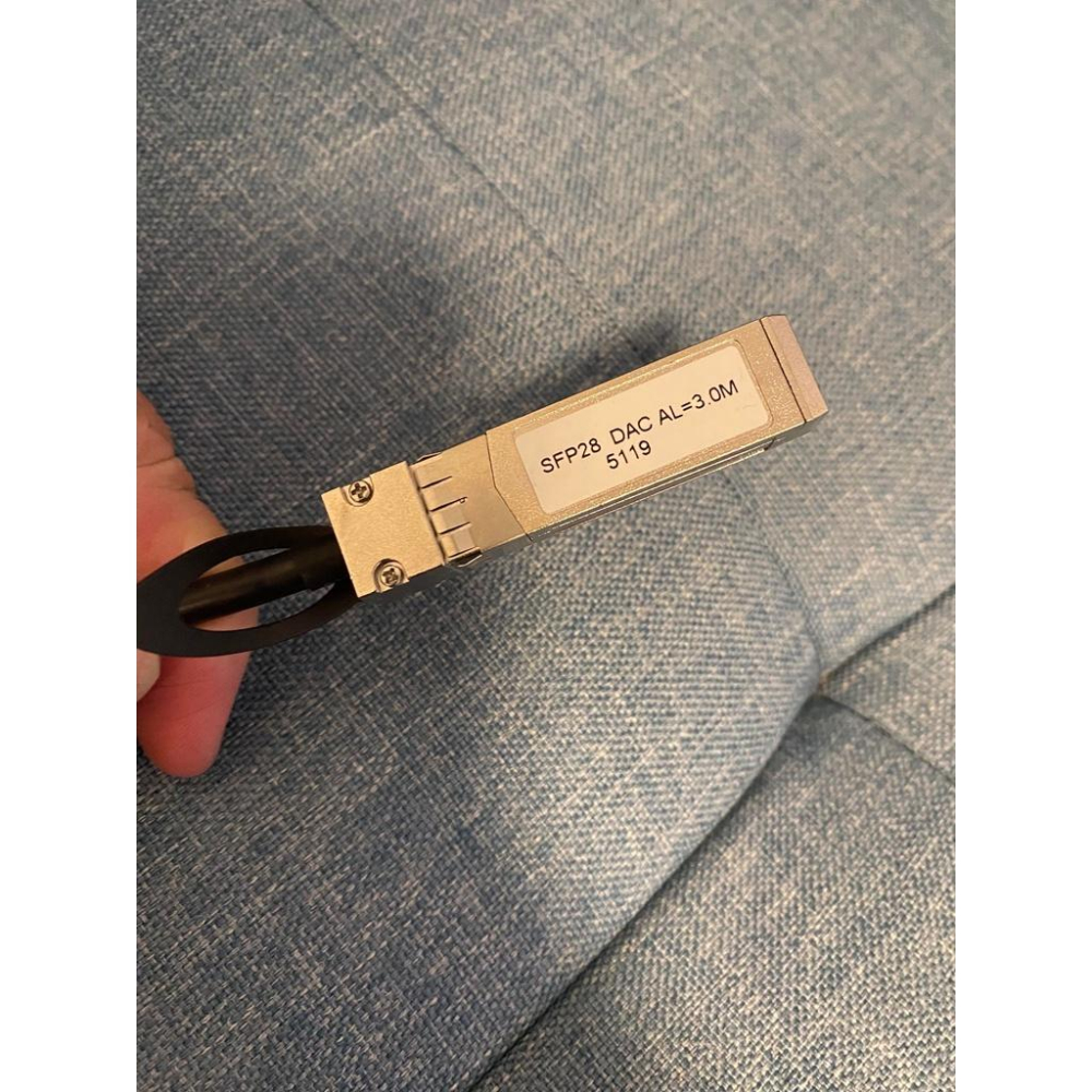 大衛電子-SFP28 DAC高速線纜-28AWG-3公尺(網路線、光纖、25G Switch、交換器、相容10G速度)-細節圖5
