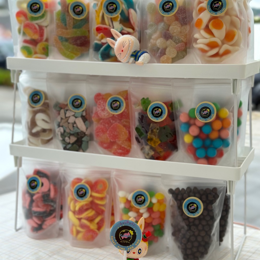 ▸◍◂ 碳水化合物 C₆(H₂O)【水果QQ軟糖 糖粉水果綜合口味軟糖】-細節圖2