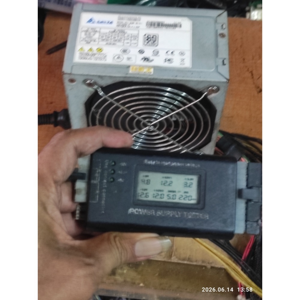 賣二手良品台達型號CAA-500BT A 500W ATX / 80+白牌 / 120mm風扇-細節圖2