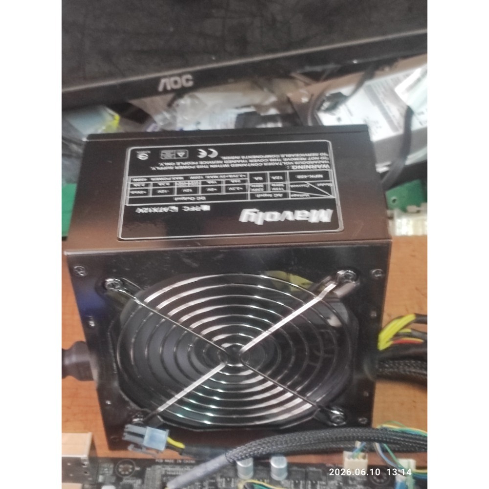 賣二手良品Mavoly 松聖 450W電源供應器-細節圖2
