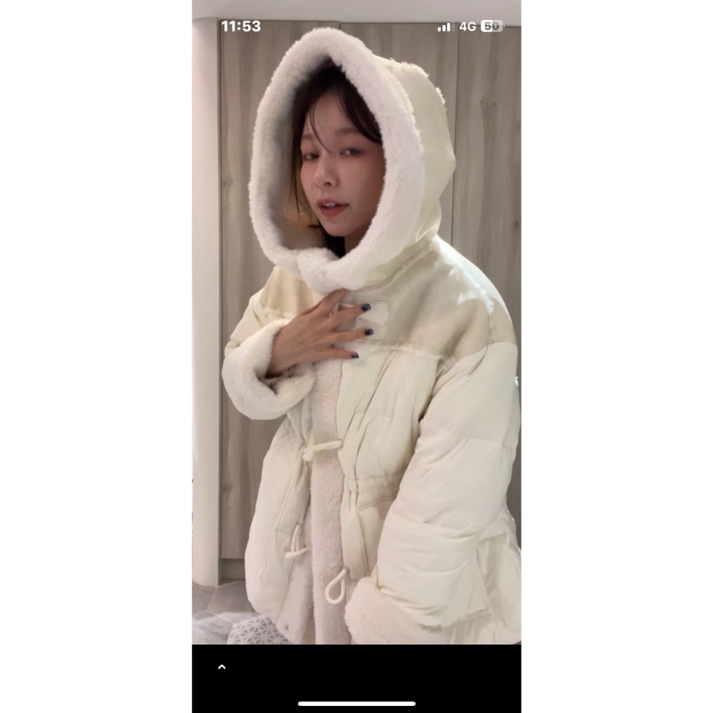 全新 正韓 麂皮鵝絨外套-細節圖3