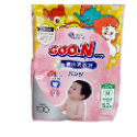 大王【 肌快適 褲型 M】GOO.N  境內版 尿布 紙尿褲（一箱156片）平輸 廠商直送 嬰幼兒 彌月禮-規格圖2