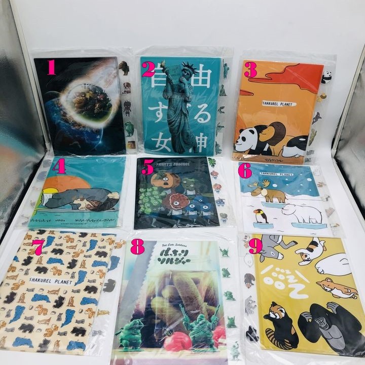 【葛利の雜貨店】【現貨】扭蛋星球特展-5層文件夾/L夾(9款)(展場限定版)-細節圖6