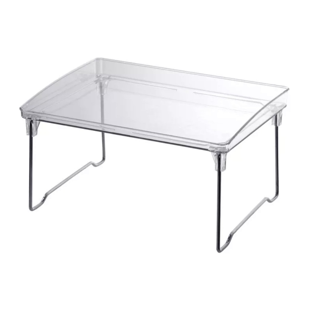 【葛利の雜貨店】【現貨】多功能透明折疊架 廚房收納層架 杯子收納架 宿舍收納架 摺疊置物架 摺疊收納架 壓克力展示架-細節圖2