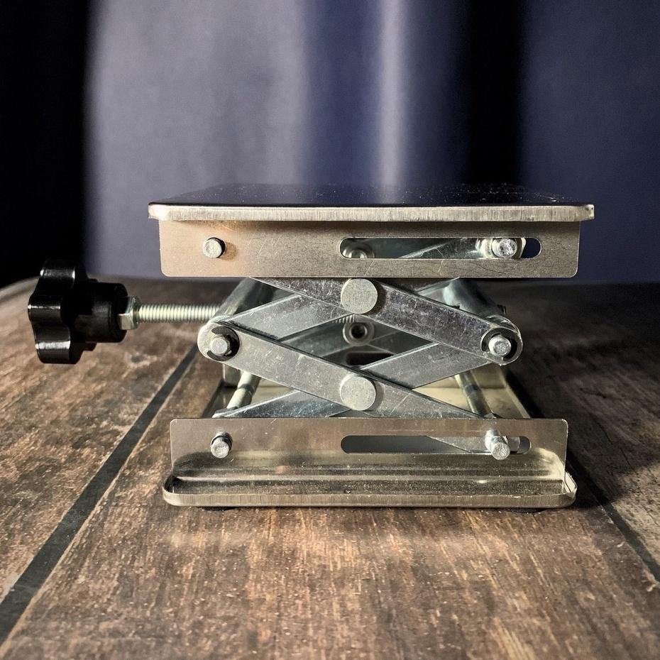 (現貨) 304 不鏽鋼 升降台 擺設 塊根 微型 升降 水平儀 擺拍 底台 金屬擺件 非SRL 墊高-細節圖3