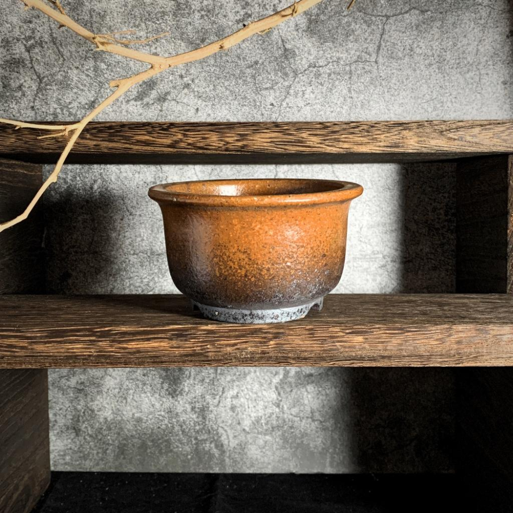 (新上架)  金鐘碗盆 缽 陶盆 窯變釉色 花盆 簡約 缽 多肉盆 塊根盆 拇指盆 豆盆-細節圖7