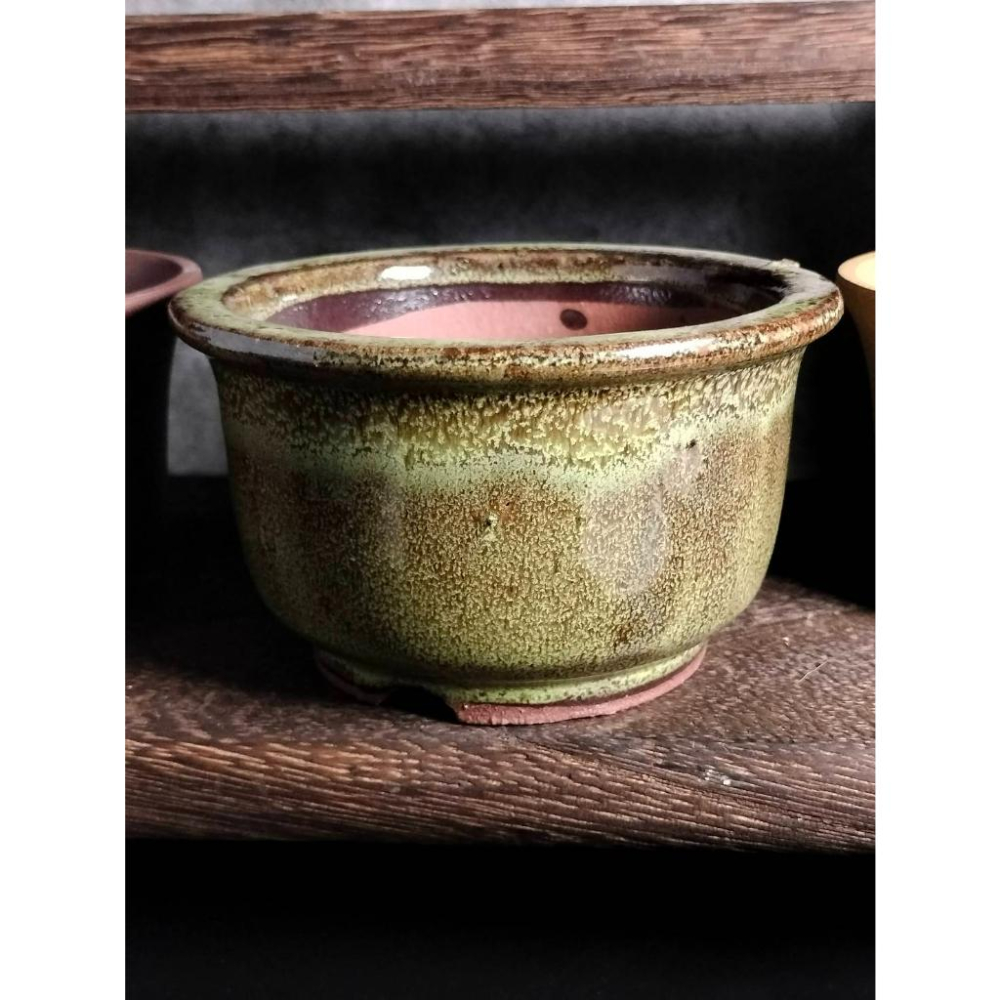 (新上架)  金鐘碗盆 缽 陶盆 窯變釉色 花盆 簡約 缽 多肉盆 塊根盆 拇指盆 豆盆-細節圖9