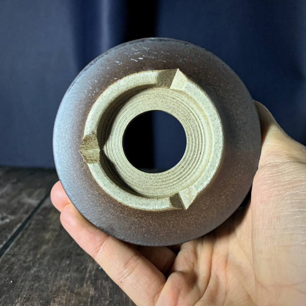 (現貨 🔥) 月球盆  日式 手工陶盆 植木缽 塊根盆 多肉盆-細節圖6