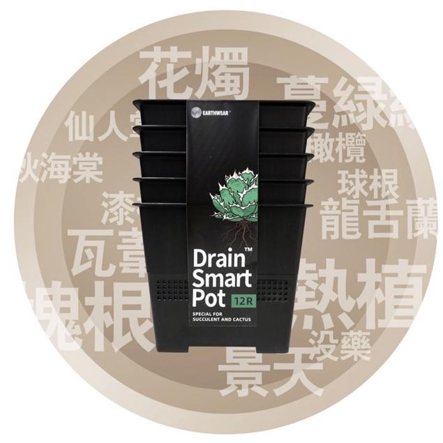 (新款)DrainSmartPot 12R 可替換瀝水柱 控根 龍舌蘭 盆 塊根 方盆 多肉 排水 透氣 象牙宮 蔓綠絨-細節圖2