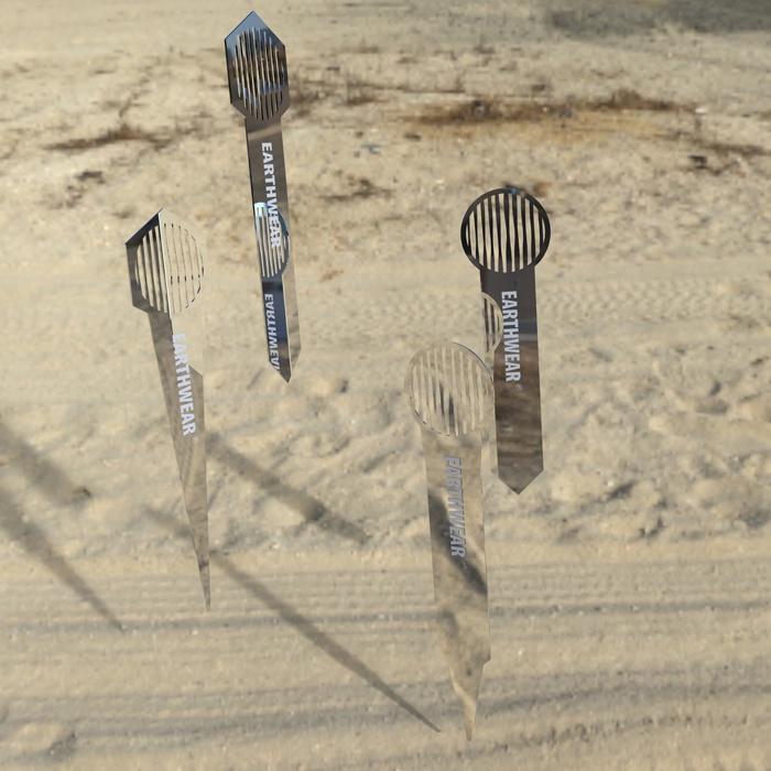 EarthWear熱植 “皓月款”金屬植物 花牌 紀錄 標籤 塊根 龍舌蘭 多肉 植物 不銹鋼 ins潮牌-細節圖2