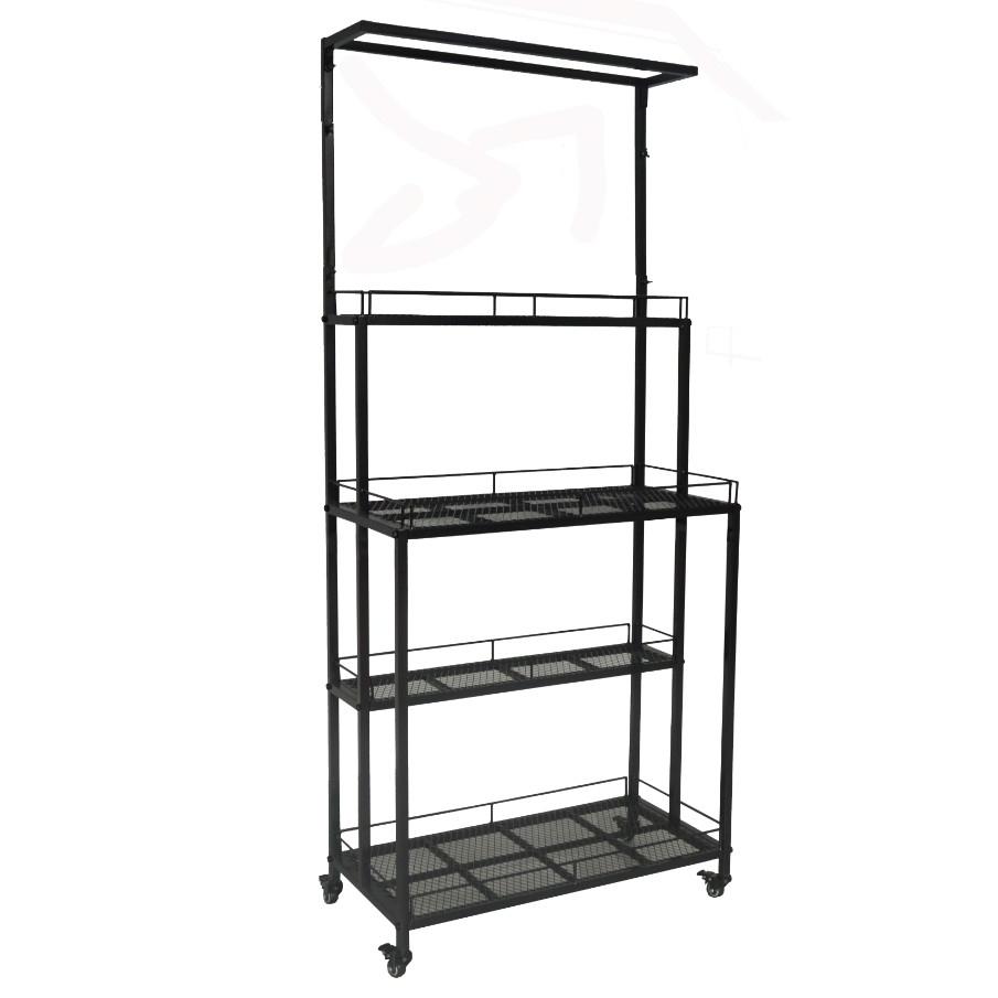 （免運）植物架 （特大）塊根 植物燈架  展示台 底台 觀葉 象牙宮  潮流 非SRL 花架 日式 鐵架 黑-細節圖3