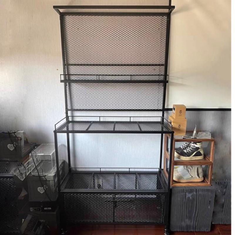 （免運）植物架 （特大）塊根 植物燈架  展示台 底台 觀葉 象牙宮  潮流 非SRL 花架 日式 鐵架 黑-細節圖4