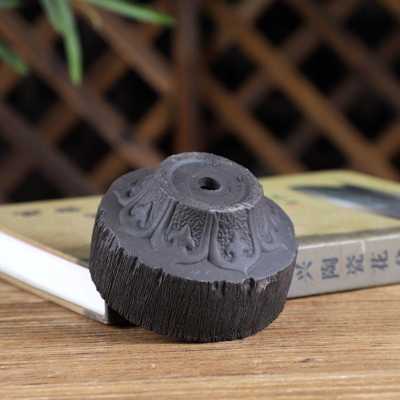 (現貨) 黑魂 做舊 漢風 木紋 碗盆 塊根 宜興 紫砂 紫砂盆 宜興盆 象牙宮 多肉 嚴龍 中式風格-細節圖4