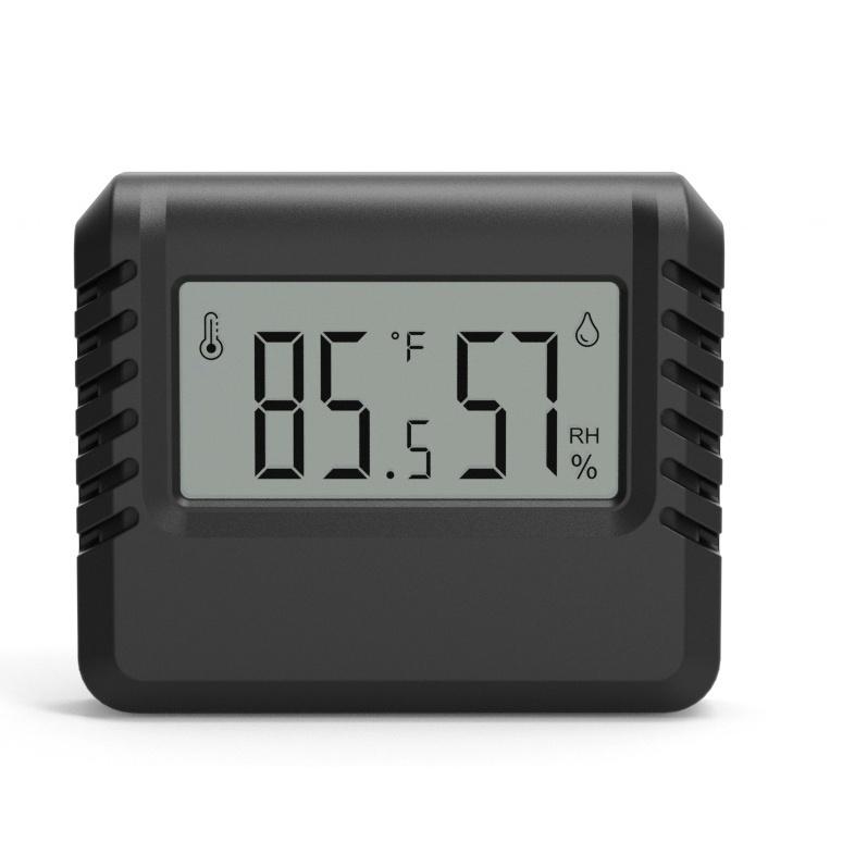 (新款現貨) (迷你)室內家用 日式簡約 溫濕度計 電子屏背光 磁鐵吸附 可掛可立  氣象測量儀-細節圖2