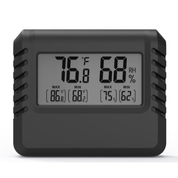 (新款現貨) (迷你)室內家用 日式簡約 溫濕度計 電子屏背光 磁鐵吸附 可掛可立  氣象測量儀-細節圖6