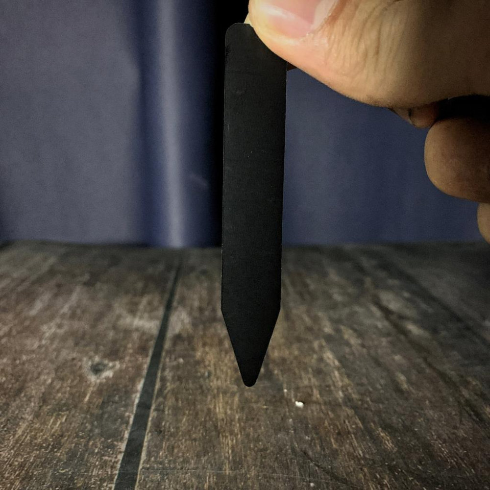 (現貨) 黑魂 高端PVC 單入 防水 花牌 霧面 植物名牌 耐老化 多肉 塊根 標簽 防水 園藝 一字插牌 記錄-細節圖6