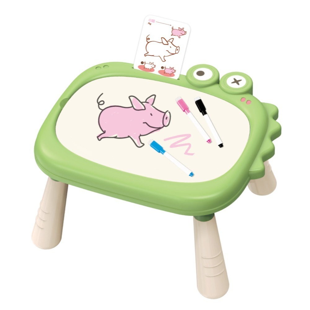 【小牛津】小畫家滾珠遊戲桌-77pcs(滾珠積木桌/塗鴉畫板/成長學習/整理收納 4合1)-細節圖3