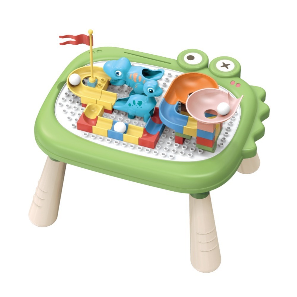 【小牛津】小畫家滾珠遊戲桌-77pcs(滾珠積木桌/塗鴉畫板/成長學習/整理收納 4合1)-細節圖4