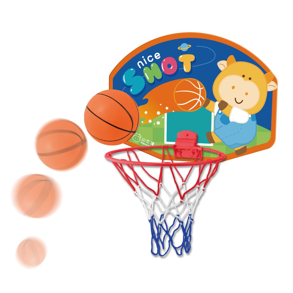 【小牛津】小小籃板王(親子互動x兒童體適能)~兒童籃球框/彈力籃球-細節圖2