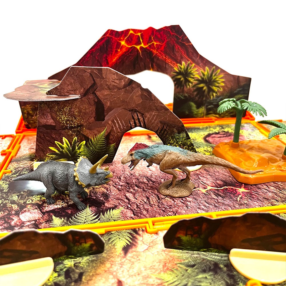 【英國collectA】迷你史前動物書玩具套組~英國高擬真模型-細節圖2