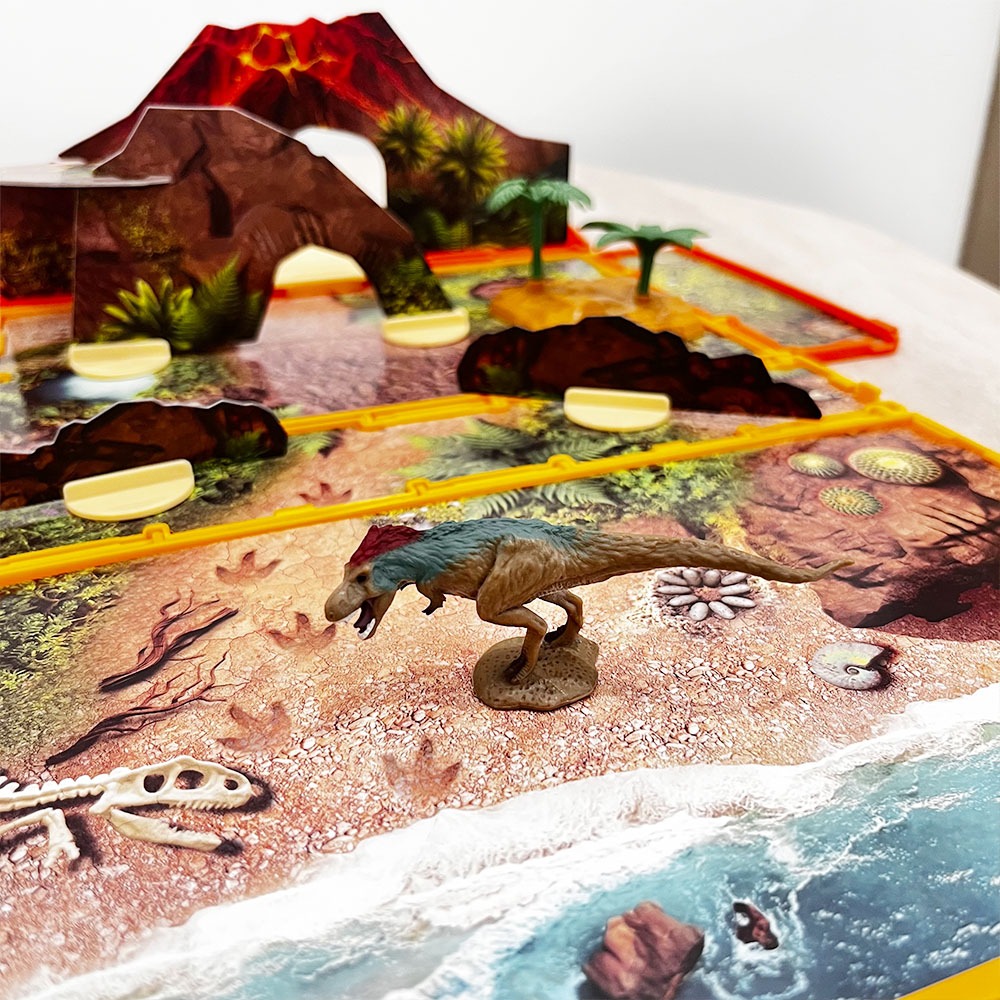 【英國collectA】迷你史前動物書玩具套組~英國高擬真模型-細節圖3