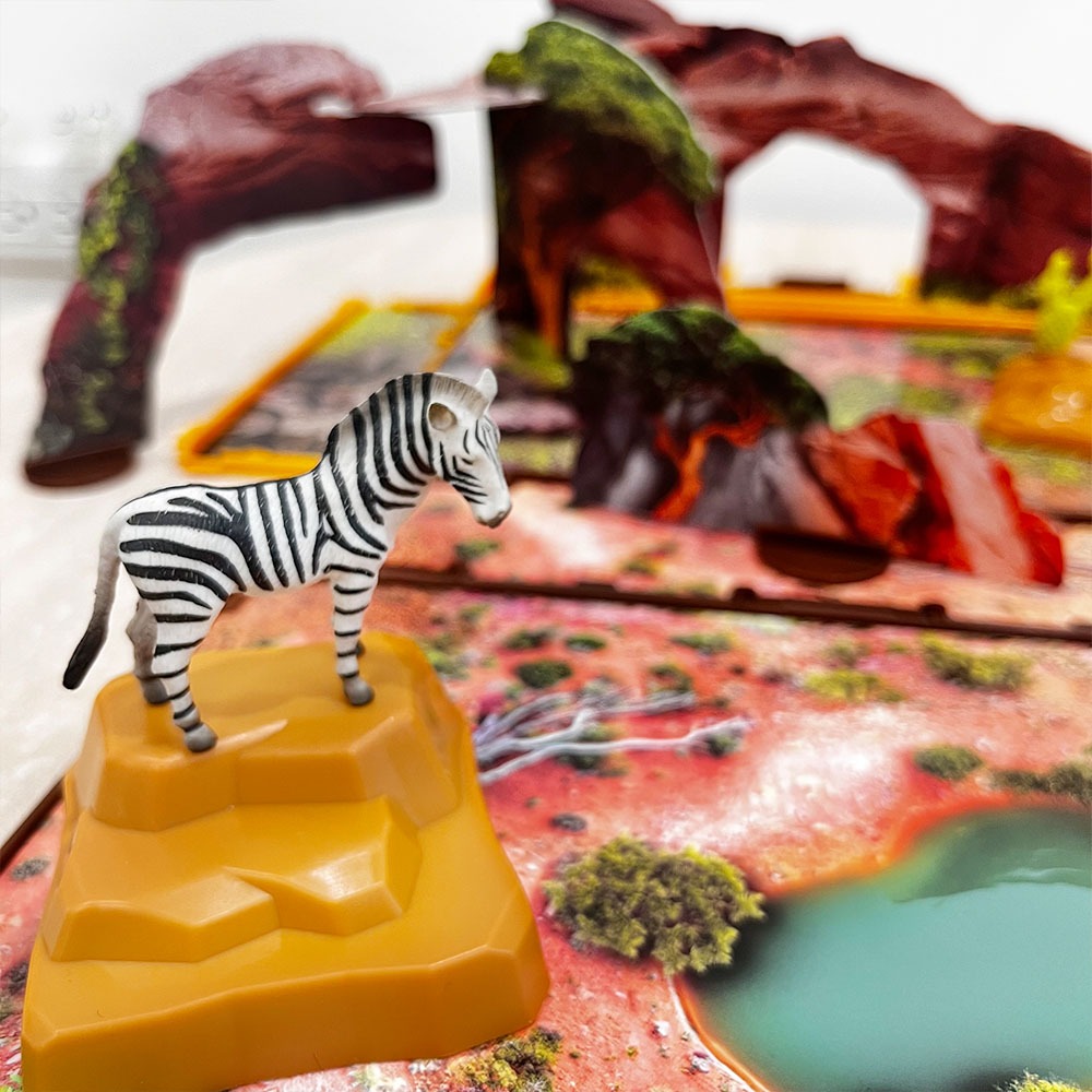 【英國collectA】迷你野生動物書玩具套組~英國高擬真模型-細節圖3