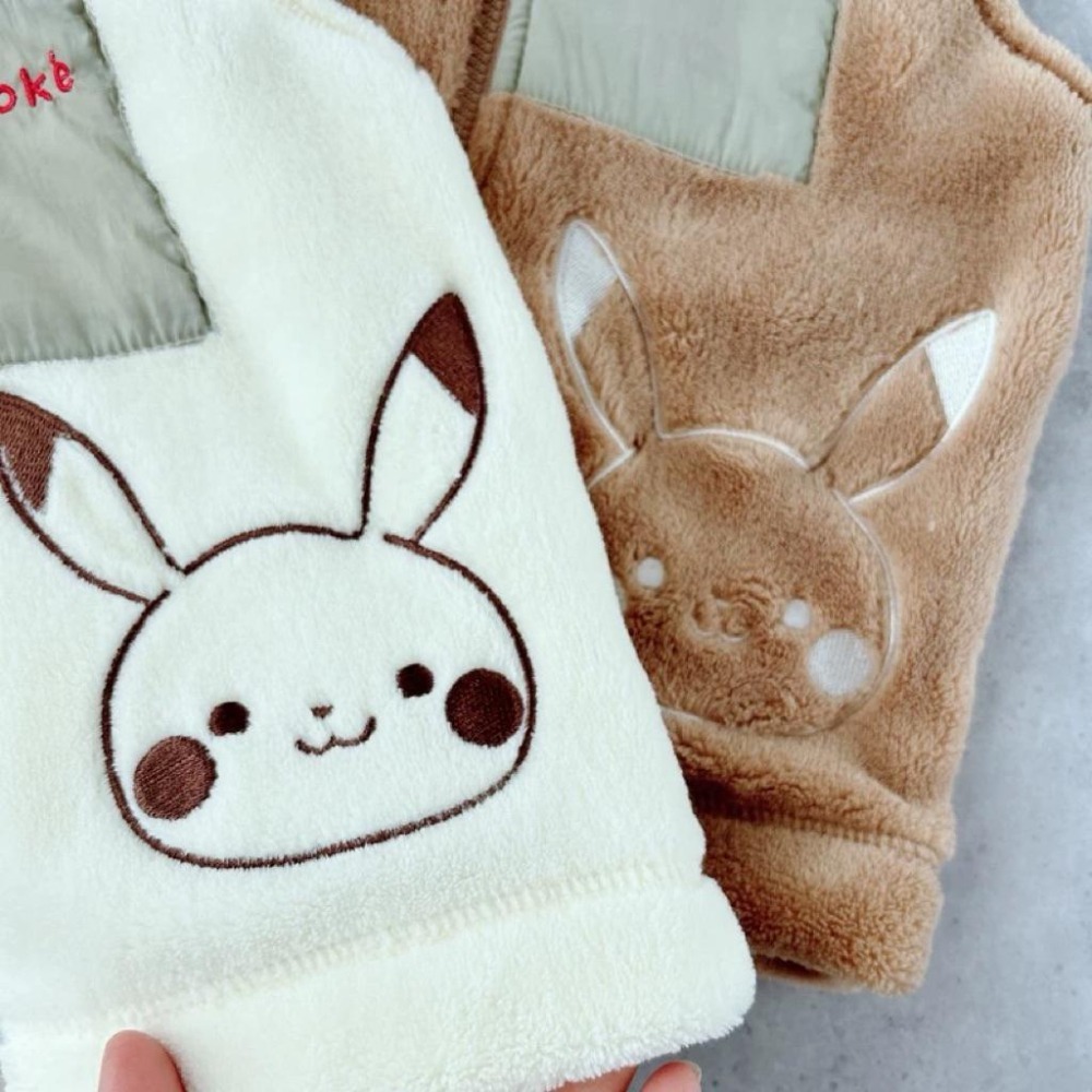 ❣️預購20天不含假日❣️日系日單寶可夢/皮卡丘毛毛背心90-120cm-細節圖4