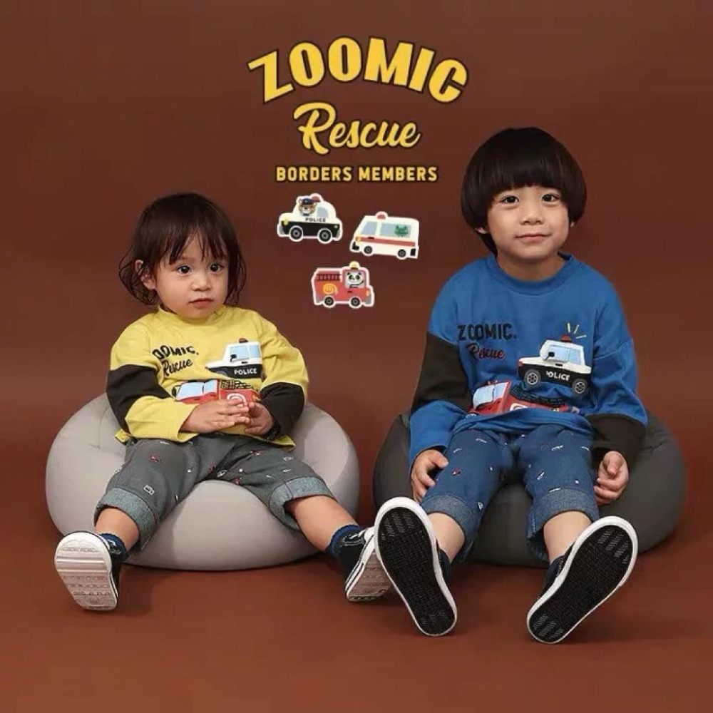 ❣️預購20天不含假日❣️日系日單zoomic動物園+車車超可愛長袖長褲90-130cm-細節圖3