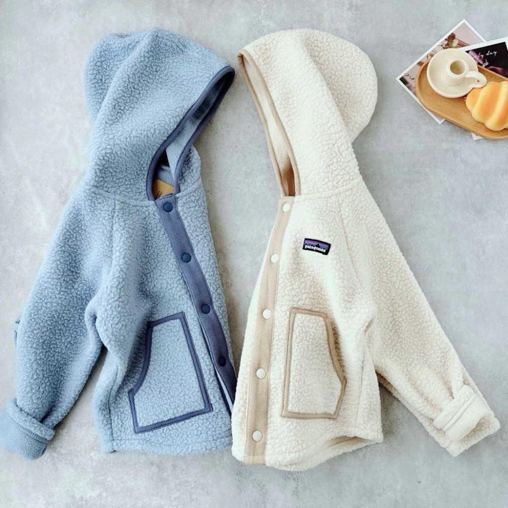 ❣️預購20天不含假日❣️日系日單冬季羊羔毛拉鍊背心/外套90-140cm-細節圖2