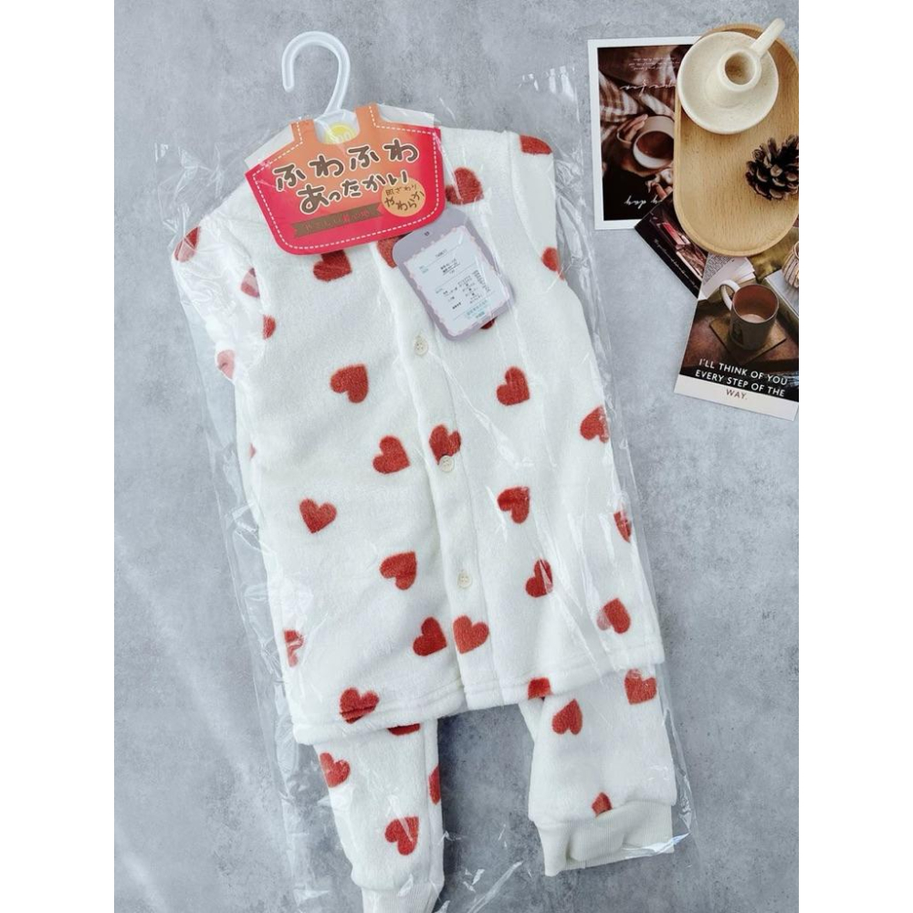 ❣️預購20天不含假日❣️珊瑚絨護肚保暖冬季睡衣90-120cm-細節圖2