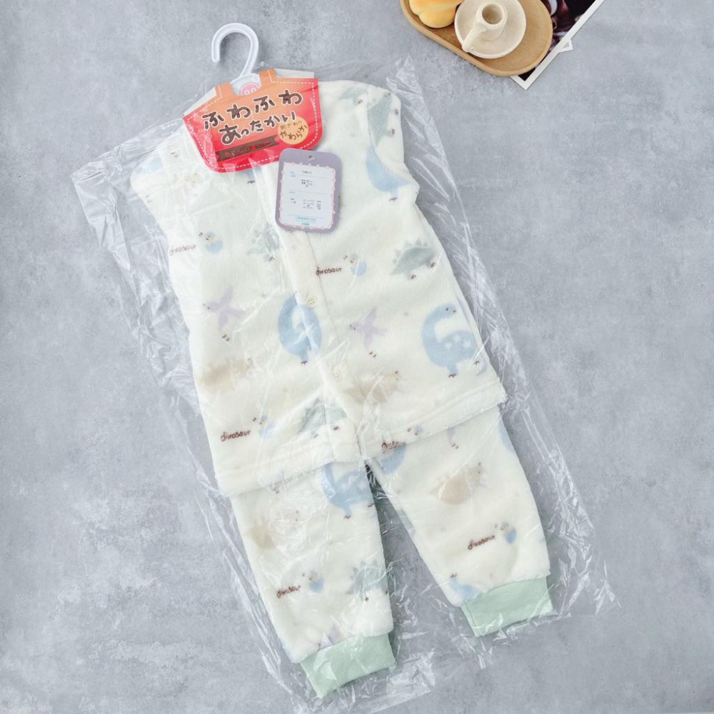 ❣️預購20天不含假日❣️珊瑚絨護肚保暖冬季睡衣90-120cm-細節圖3