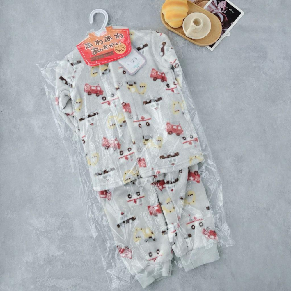 ❣️預購20天不含假日❣️珊瑚絨護肚保暖冬季睡衣90-120cm-細節圖4