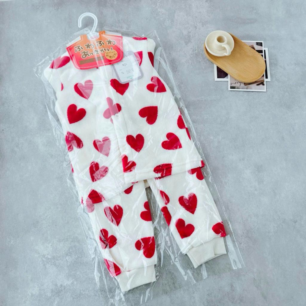 ❣️預購20天不含假日❣️珊瑚絨護肚保暖冬季睡衣90-120cm-細節圖8