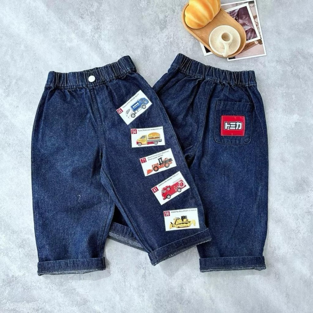 ❣️預購❣️日系日單多美卡Tomica車車漢堡汽車上衣長褲/日系男寶/日系車車/男寶車車款上衣80-130cm-細節圖5