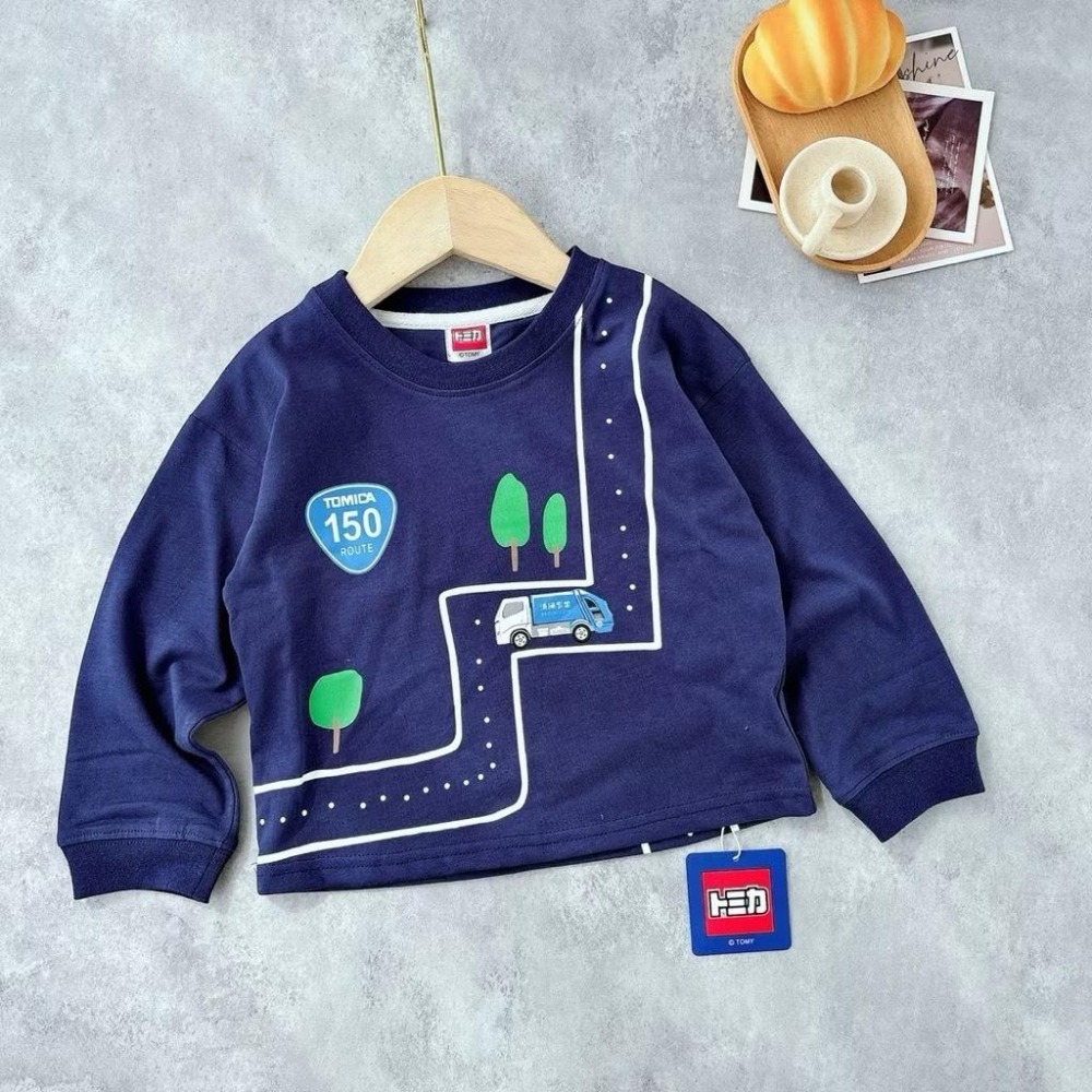 ❣️預購❣️日系日單多美卡Tomica車車漢堡汽車上衣長褲/日系男寶/日系車車/男寶車車款上衣80-130cm-細節圖6
