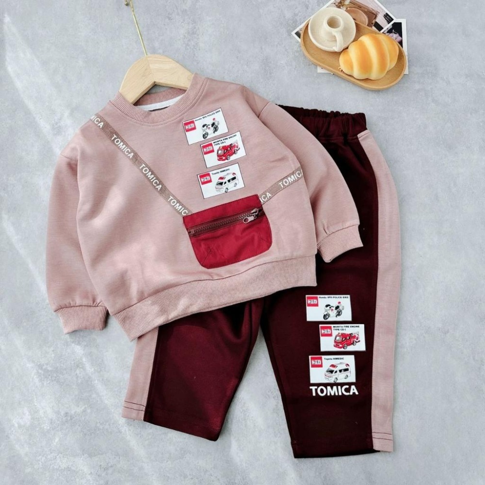 ❣️預購20天不含假日❣️日系日單多美卡Tomica車車空氣棉上衣/褲子/可愛男童/日系男童 90-130cm-細節圖6