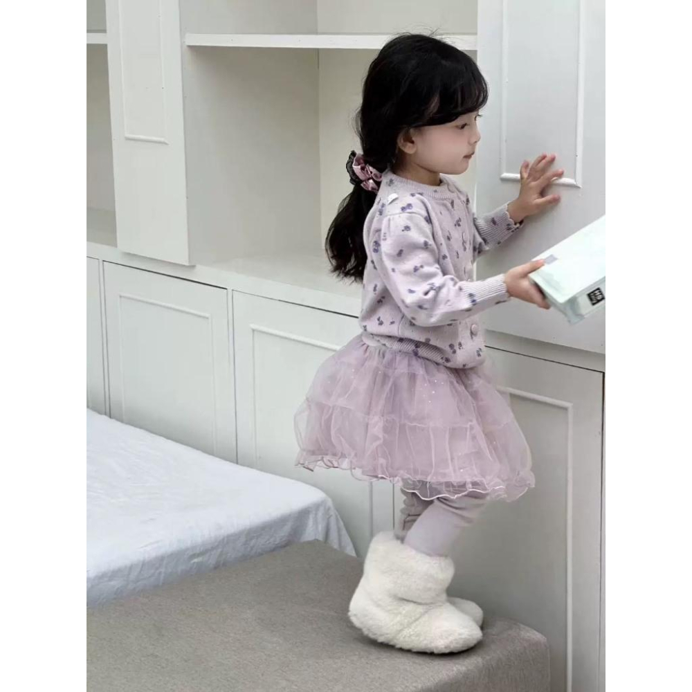 ❣️預購20天不含假日❣️日牌童裝PM日系女童澎澎紗裙內搭褲90-130-細節圖4