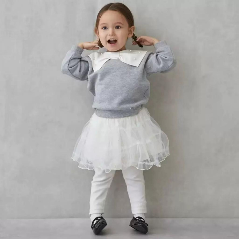 ❣️預購20天不含假日❣️日牌童裝PM日系女童澎澎紗裙內搭褲90-130-細節圖7