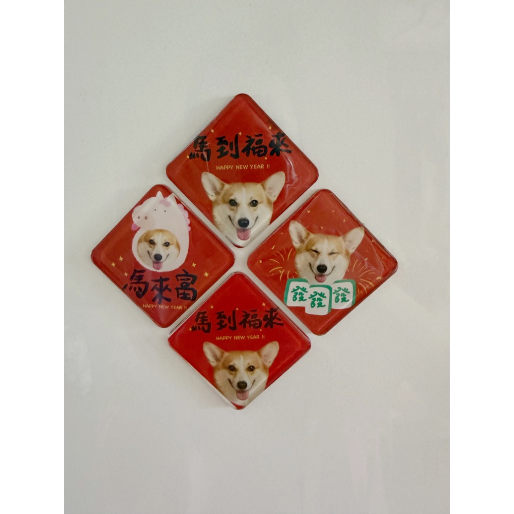 HiBu♡｜客製化磁鐵 壓克力磁鐵 春聯 馬年 2026新年-細節圖2