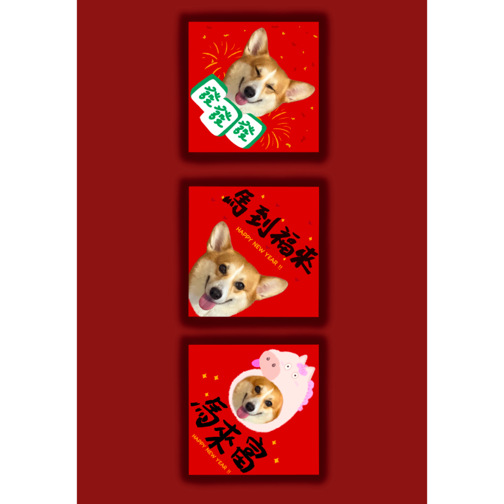 HiBu♡｜客製化磁鐵 壓克力磁鐵 春聯 馬年 2026新年-細節圖3