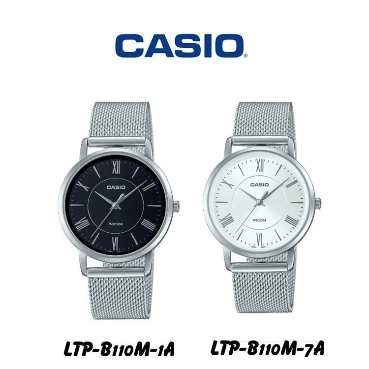 ⏰ACE⏰CASIO 卡西歐 LTP-B110M 簡約時尚羅馬數字米蘭帶腕錶-細節圖2