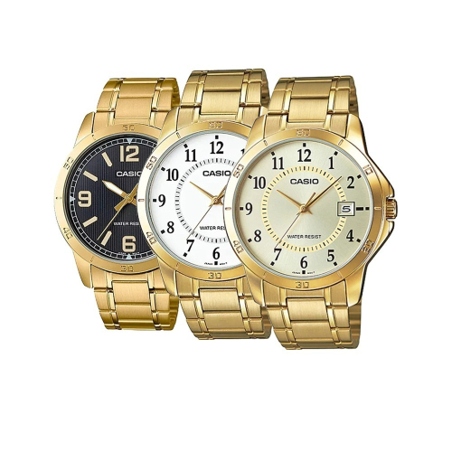 ⏰ACE⏰ 【愛時】CASIO 卡西歐 時尚沉穩不鏽鋼腕錶 數字款 MTP-V004G