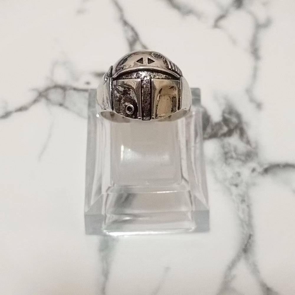 星球大戰帝國士兵戒指 男戒 鈦鋼戒指-細節圖2