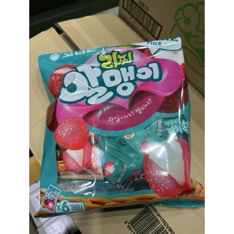 韓國 orion 好麗友 果實口感軟糖 荔枝/李子/葡萄-細節圖2