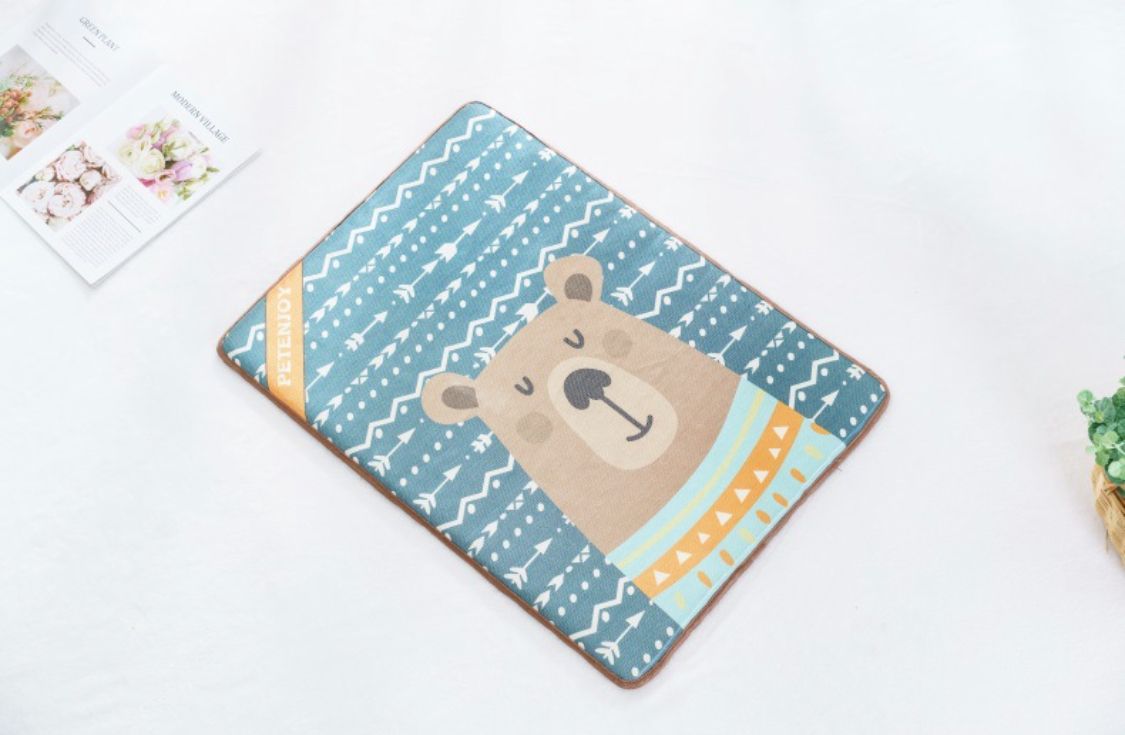 寵物涼席 冰絲面料涼席 夏季涼席 狗狗涼墊 貓咪涼墊 降溫涼墊 寵物涼墊-細節圖3