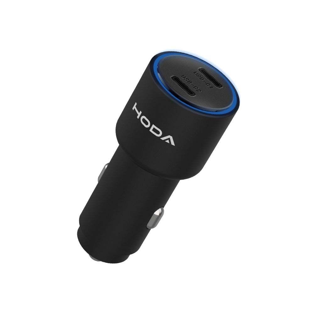 HODA 72W 雙孔 USB-C 車載PD 快速充電器 車充 快充頭 車用快充 高雄 實體店面-細節圖2