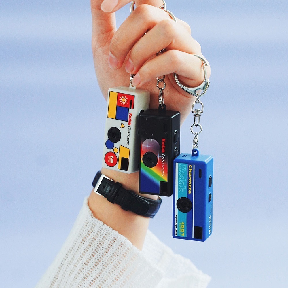 【指定款  現貨】Kodak Charmera 柯達迷你數位相機鑰匙圈 盲盒相機 柯達 附Type-C 傳輸線25cm-細節圖4