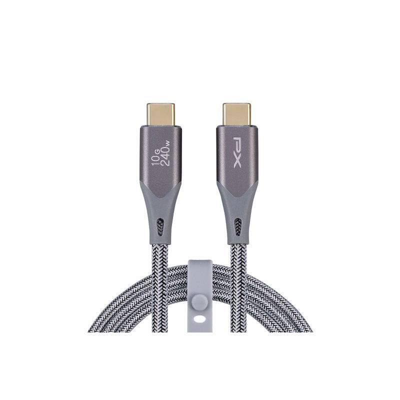 PX大通 UCC3X-1G/W USB 3.2 Gen 2x1 10G/240W C-C快充傳輸線(1m) 灰/白-規格圖3
