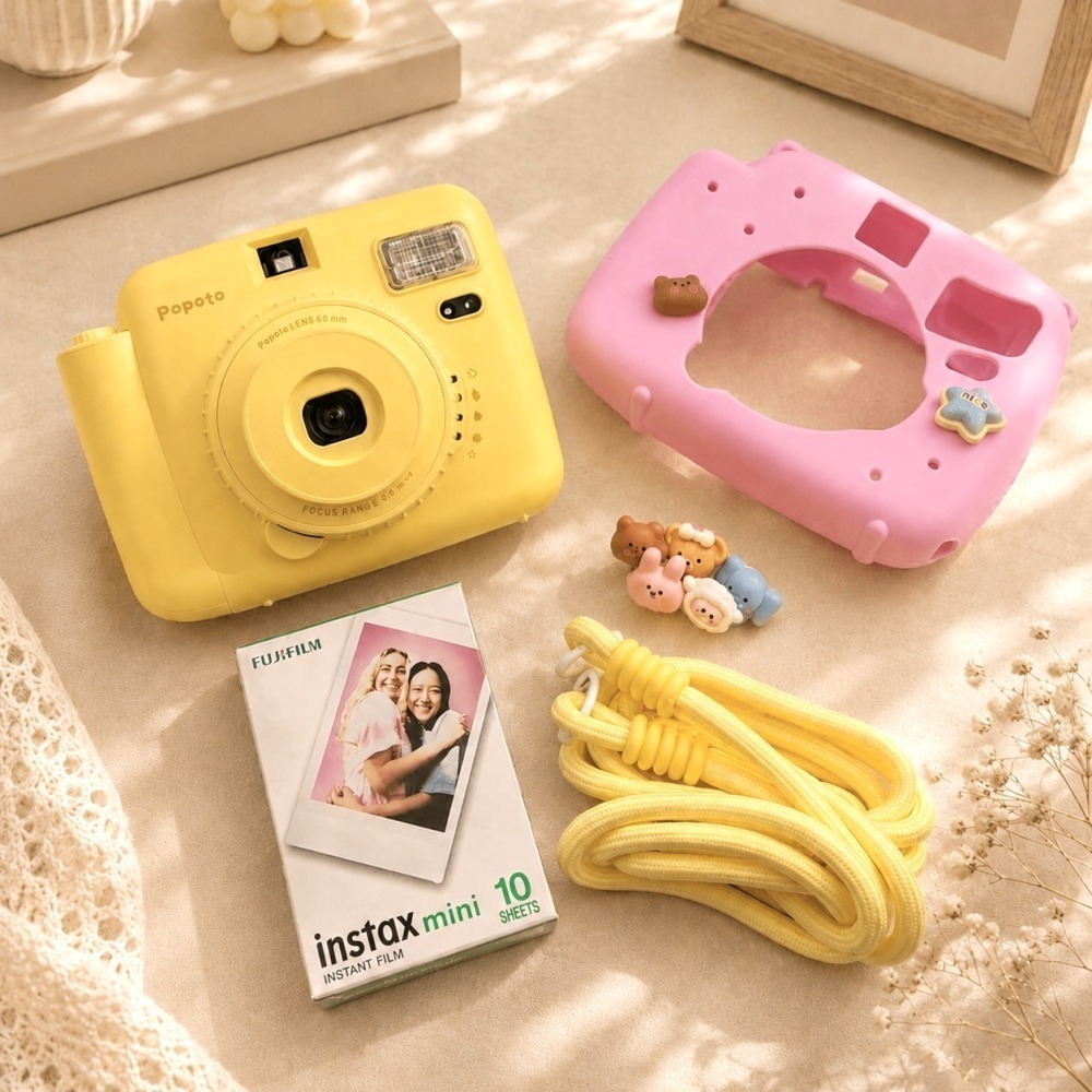【童年回憶套裝】Popoto Instant Camera 馬卡龍拍立得相機-細節圖2
