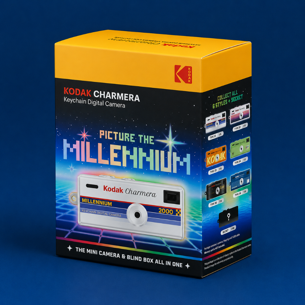 現貨 柯達 Kodak Charmera Millennium Edition 二代柯達盲盒 千禧版 迷你數位相機 送禮-規格圖9